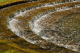 水梯,湖,池塘