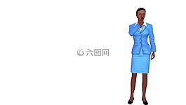 孤立,女子,桌面