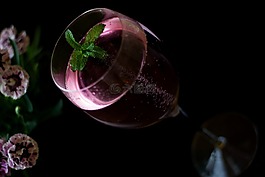 喝,玻璃,酒精