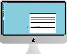 imac電腦,ubuntu的,計算機