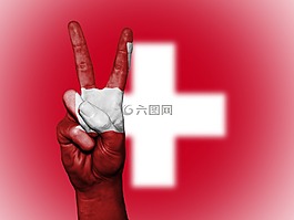 瑞士,和平,手