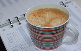 一杯咖啡,任命日历,茶歇