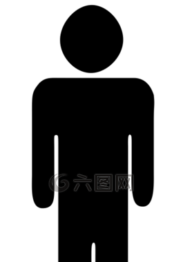 男子,圖標(biāo),字符