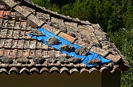 修補(bǔ),屋頂,磚