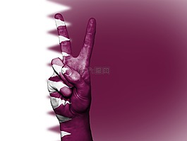 卡塔尔,和平,手