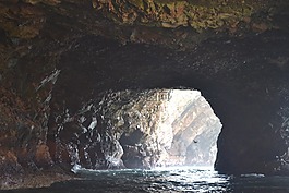 石,隧道,海岸