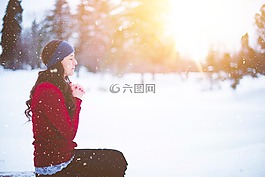 人,女孩,女子