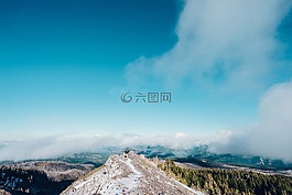山,高峰,自然