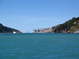 意大利,海,小船