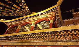 金碧輝煌的建筑,特色建筑,西藏美景