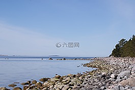海,天空,水