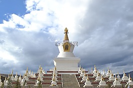 風景,白塔,唯美