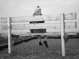兒童,工作臺,黑色和白色
