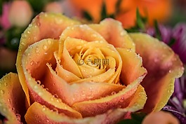 玫瑰,開花,花