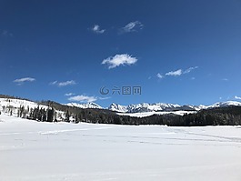 雪,科羅拉多州,冬天