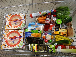 購物,購物車,食品