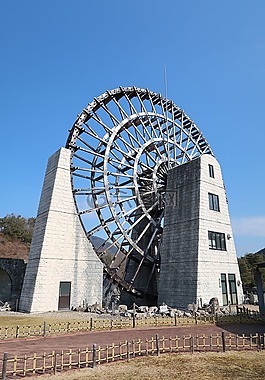 天空,建設(shè),水車