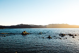 山,景觀,海洋
