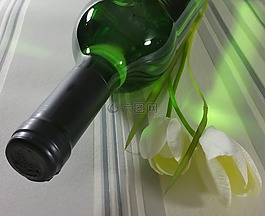 酒,白葡萄酒,瓶