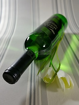 酒,白葡萄酒,瓶