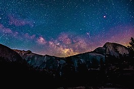 夜,黑暗,銀河