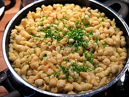 汤,锅汤,spätzle