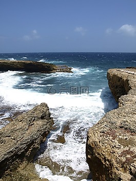 海,加勒比,海岸