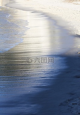 海灘,海,砂