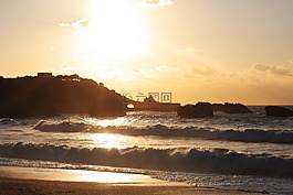 海灘,海,砂