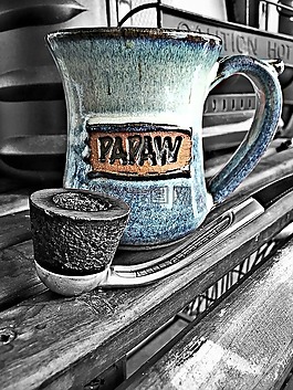 咖啡,杯,煙草