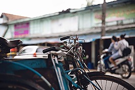 自行車,生疏,老