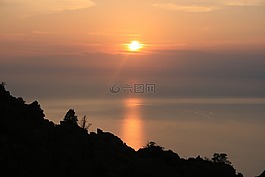 海,太陽,日出