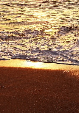 海,海灘,砂