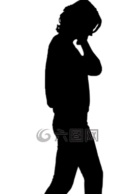 側(cè)影,女子,孤立