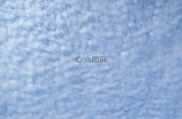 蓬松,云,cloudscape的
