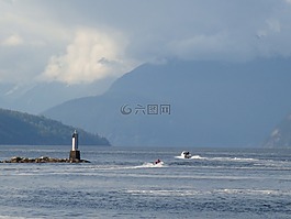 云,海洋,目睹