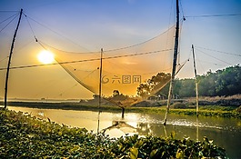 凈,漁網,蹄