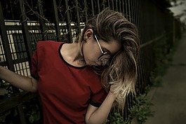 模型,妇女,构成