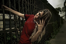 模型,妇女,构成