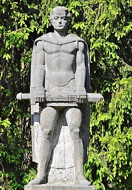 雕像,數(shù)字,雕塑