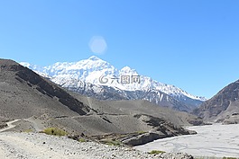 山,路,景觀