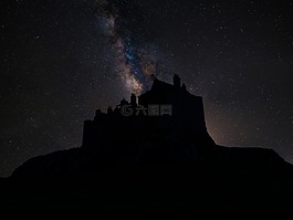 蘇格蘭,城堡,牛奶的方法