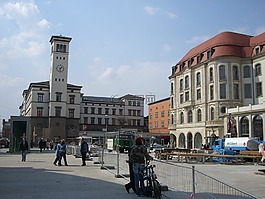 愛爾福特,bahnhofplatz,市中心