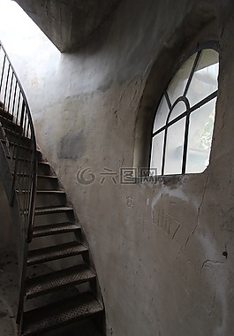 楼梯,窗口,塔
