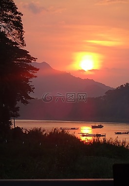 老挝,琅勃拉邦,湄公河流域