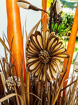 干花,花束,草