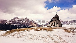 白云巖,山,雪