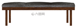 長(zhǎng)凳,皮革,木