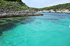 科西嘉,海灘,綠松石