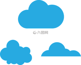云,蓝色,天空